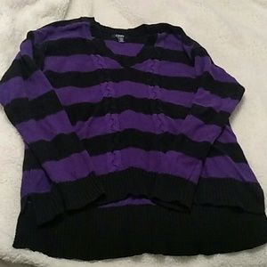 Chaps striped sweater
